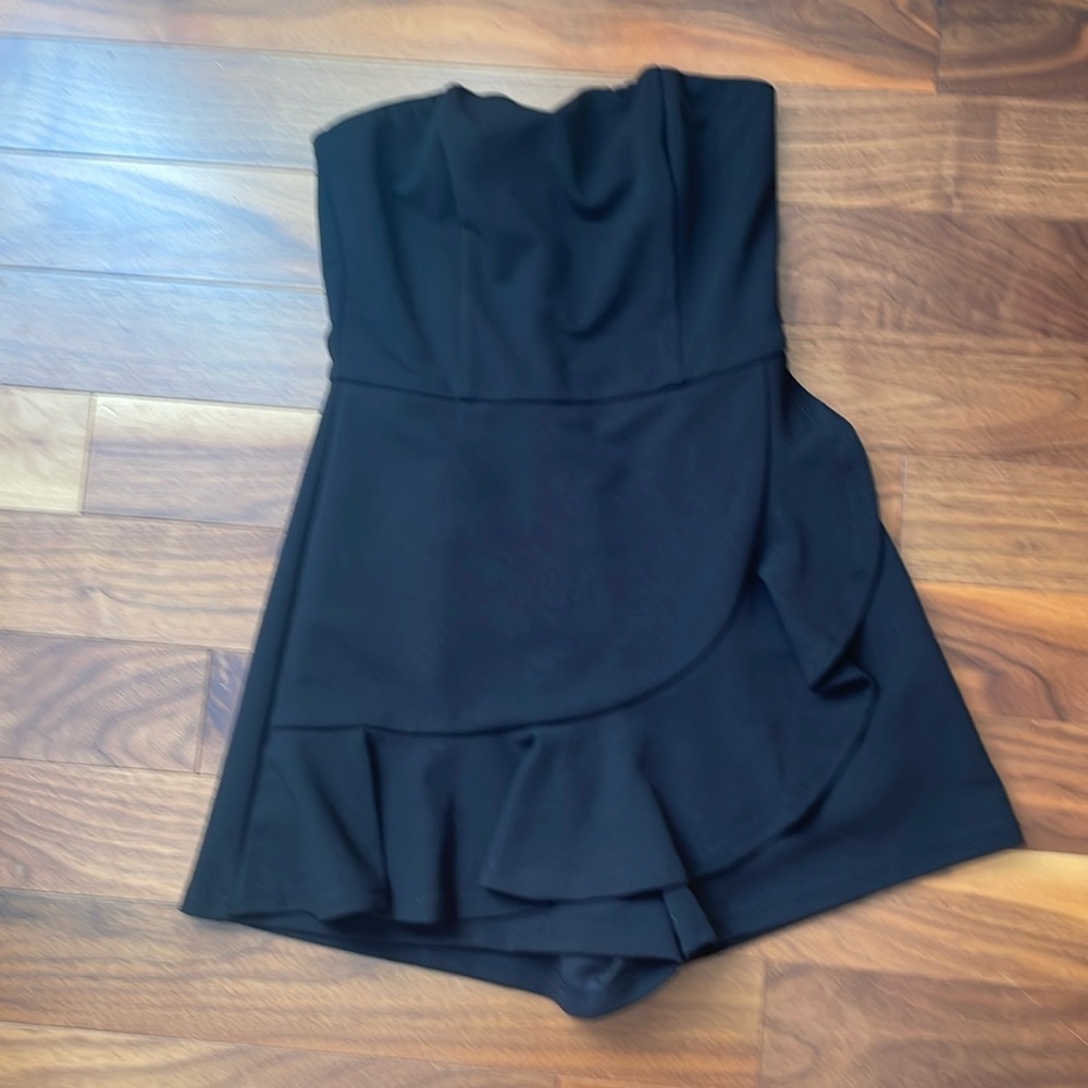 Lulus Strapless Skort Romper